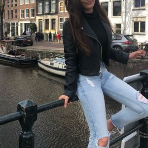 Abercrombie Leather Jacket